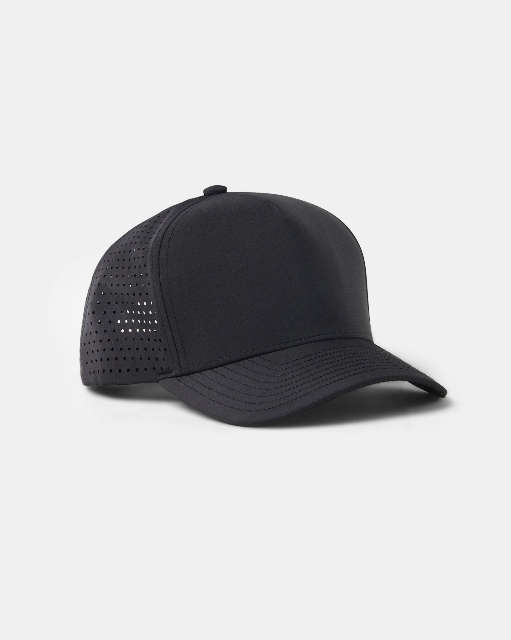 Men's Water Repellent & Breathable Baseball Cap – Solid Black, One Size, US Seller