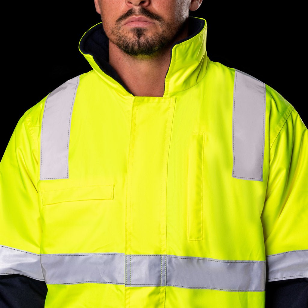 WATERPROOF HI-VIS PARKA JACKET WITH 3M TAPE | SHOP TODAY